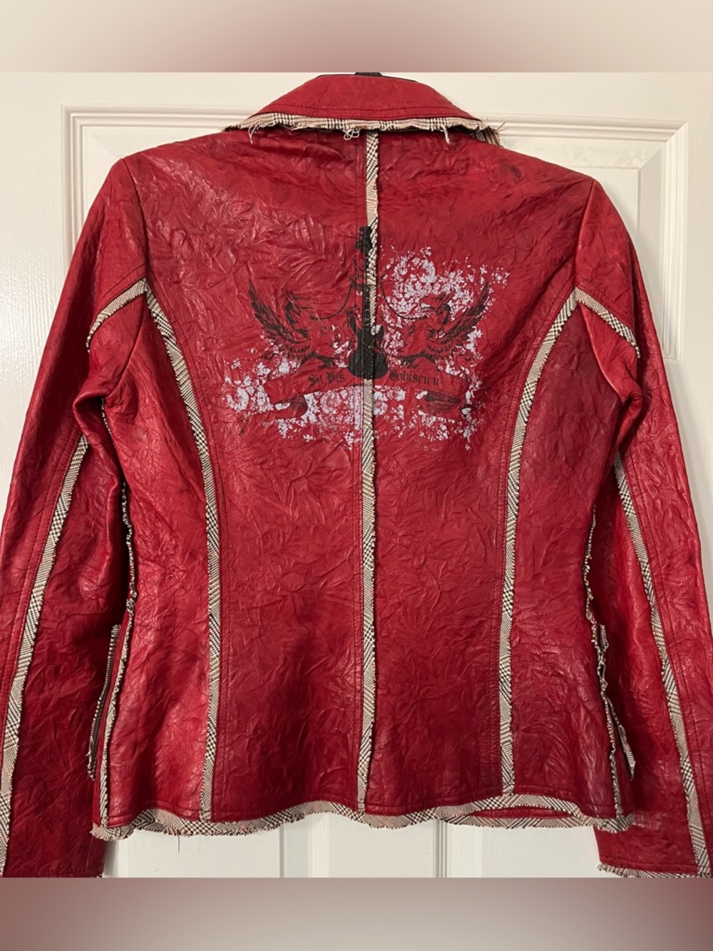 Rare Raw 7 Leather Distressed Blazer - Picture 2 of 15